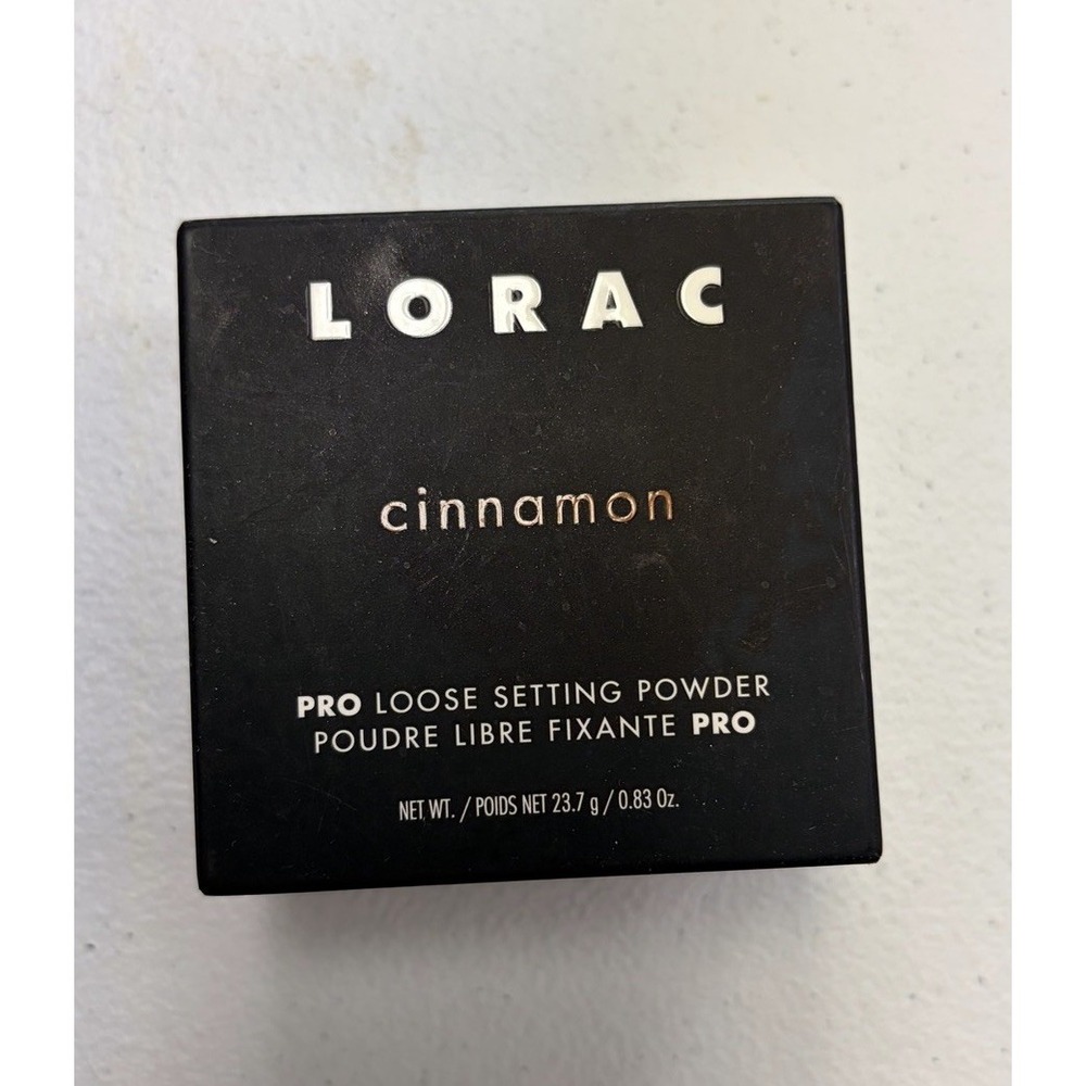 LORAC PRO Loose Setting Powder in Cinnamon VEGAN Gluten Free .83 oz New In Box